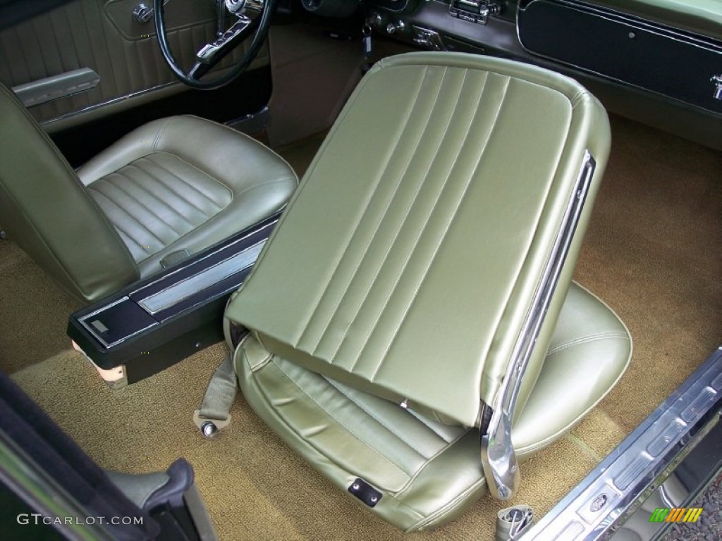 1965 Mustang Coupe - Ivy Green / Ivy Gold photo #50