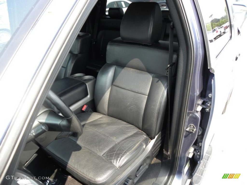 2006 F150 Lariat SuperCrew - Medium Wedgewood Blue Metallic / Black photo #5