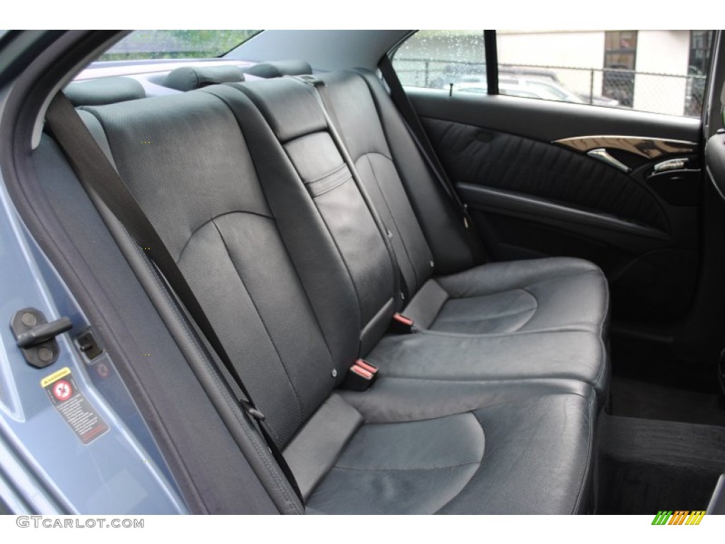Charcoal Interior 2003 Mercedes-Benz E 500 Sedan Photo #53800486