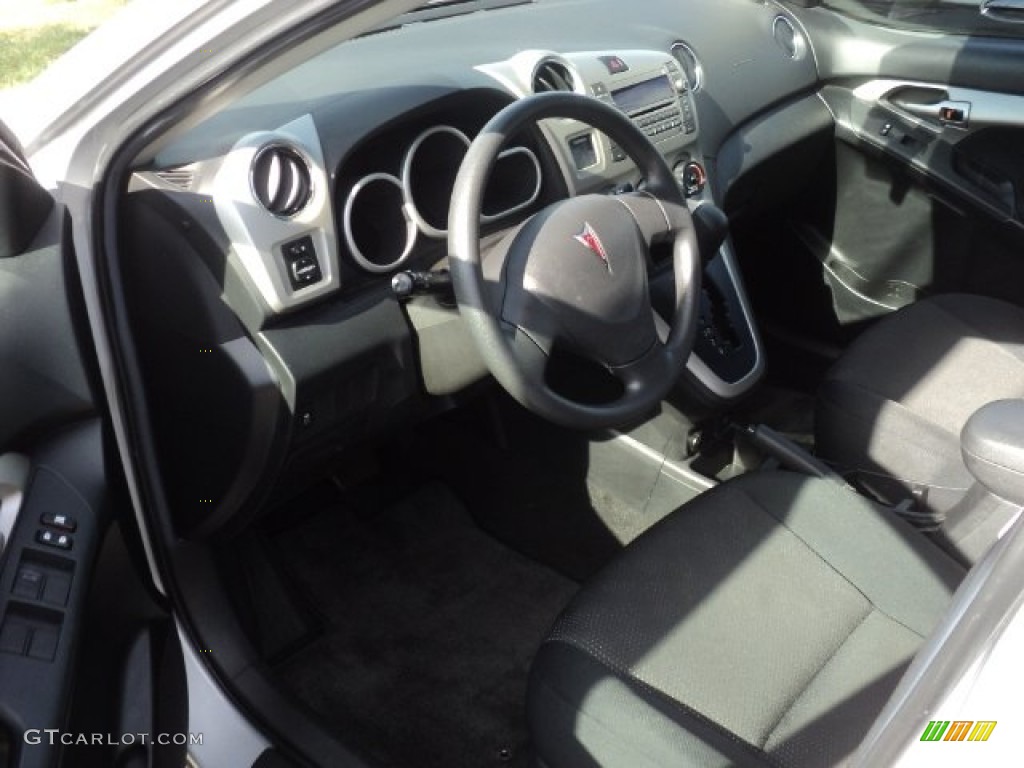 Ebony Interior 2009 Pontiac Vibe 2.4 AWD Photo #53800495