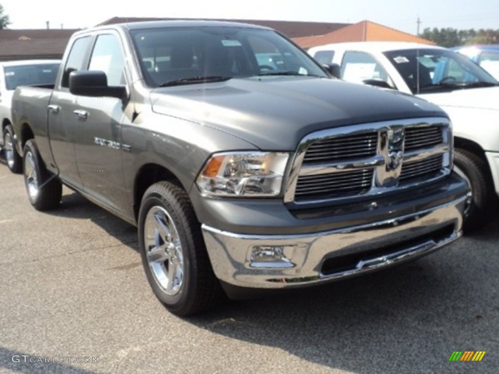 2011 Ram 1500 Big Horn Quad Cab 4x4 - Mineral Gray Metallic / Dark Slate Gray/Medium Graystone photo #1