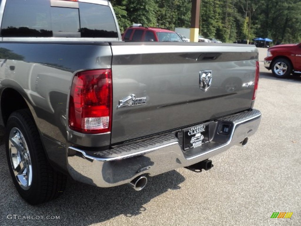 2011 Ram 1500 Big Horn Quad Cab 4x4 - Mineral Gray Metallic / Dark Slate Gray/Medium Graystone photo #2