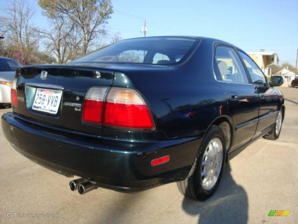 1996 Accord EX Sedan - Sherwood Green Pearl Metallic / Beige photo #3