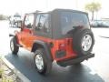 2006 Impact Orange Jeep Wrangler X 4x4  photo #5