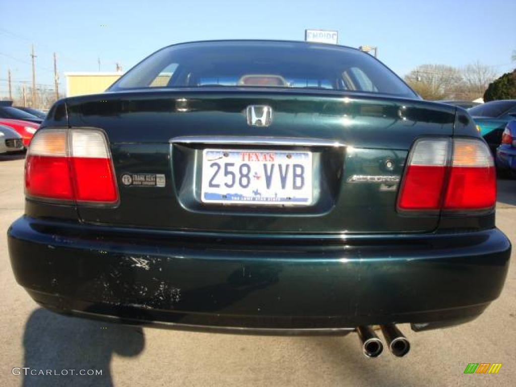 1996 Accord EX Sedan - Sherwood Green Pearl Metallic / Beige photo #4