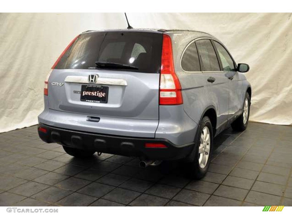 2009 CR-V EX 4WD - Glacier Blue Metallic / Gray photo #3