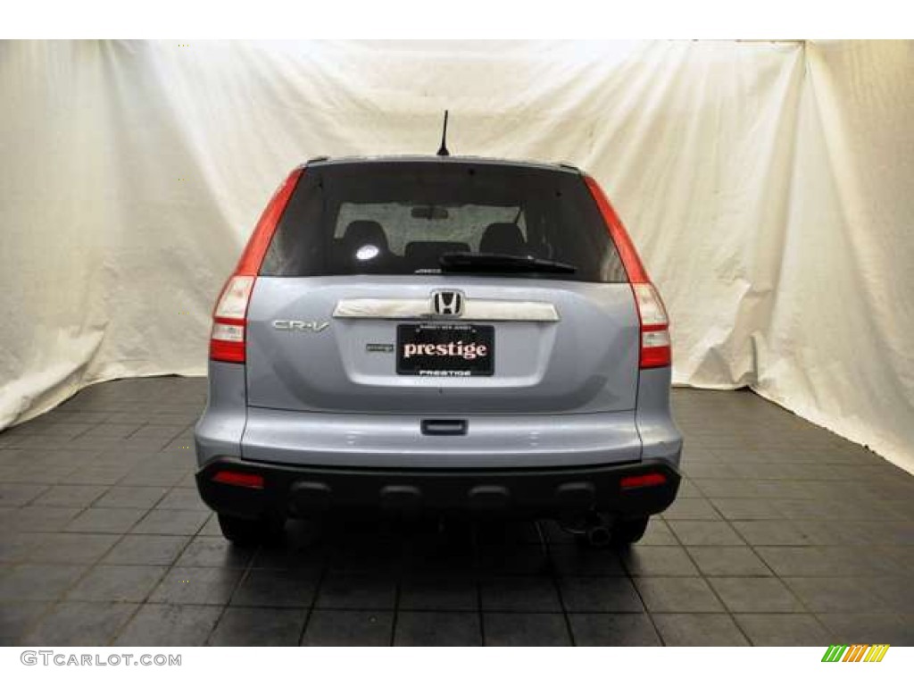2009 CR-V EX 4WD - Glacier Blue Metallic / Gray photo #4