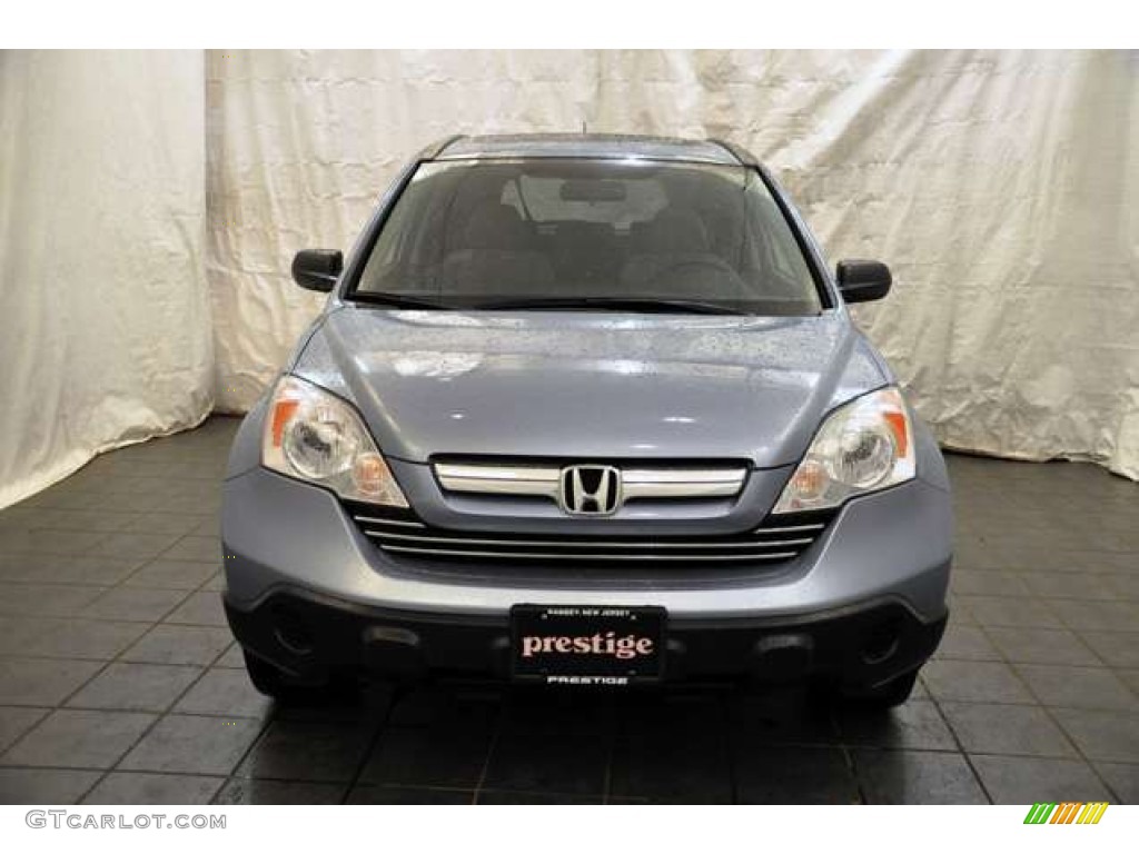 2009 CR-V EX 4WD - Glacier Blue Metallic / Gray photo #11
