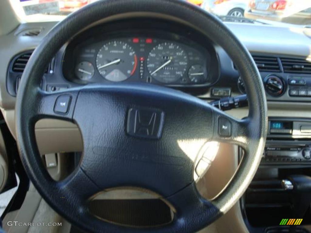 1996 Accord EX Sedan - Sherwood Green Pearl Metallic / Beige photo #14