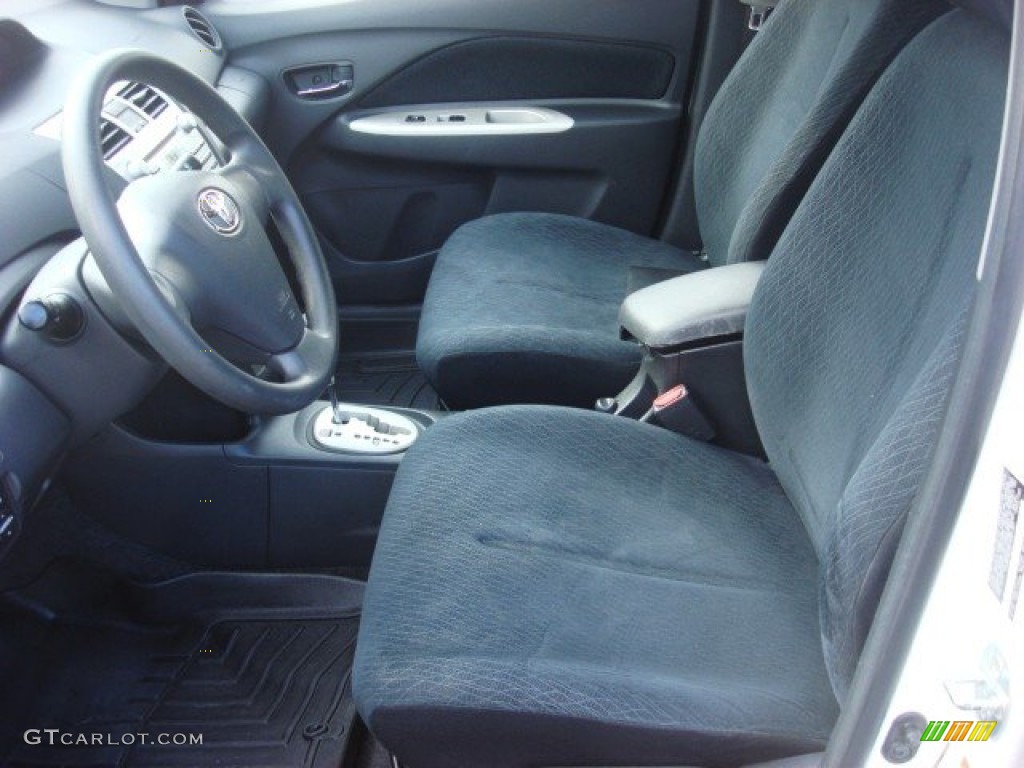 Dark Charcoal Interior 2007 Toyota Yaris Sedan Photo #53805079