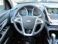 Jet Black 2012 Chevrolet Equinox LT Steering Wheel