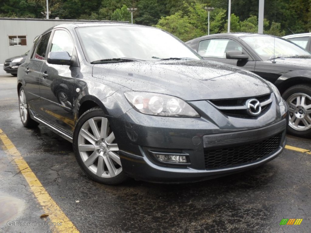 2008 MAZDA3 MAZDASPEED Sport - Galaxy Gray Mica / MAZDASPEED Black photo #1