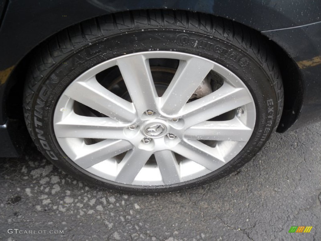 2008 MAZDA3 MAZDASPEED Sport - Galaxy Gray Mica / MAZDASPEED Black photo #9