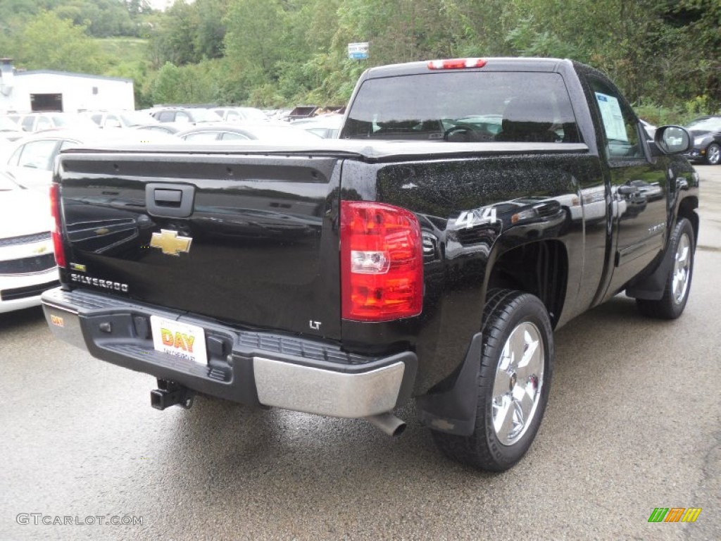 2009 Silverado 1500 LT Regular Cab 4x4 - Black / Ebony photo #4