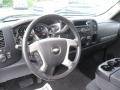 Ebony 2009 Chevrolet Silverado 1500 LT Regular Cab 4x4 Steering Wheel