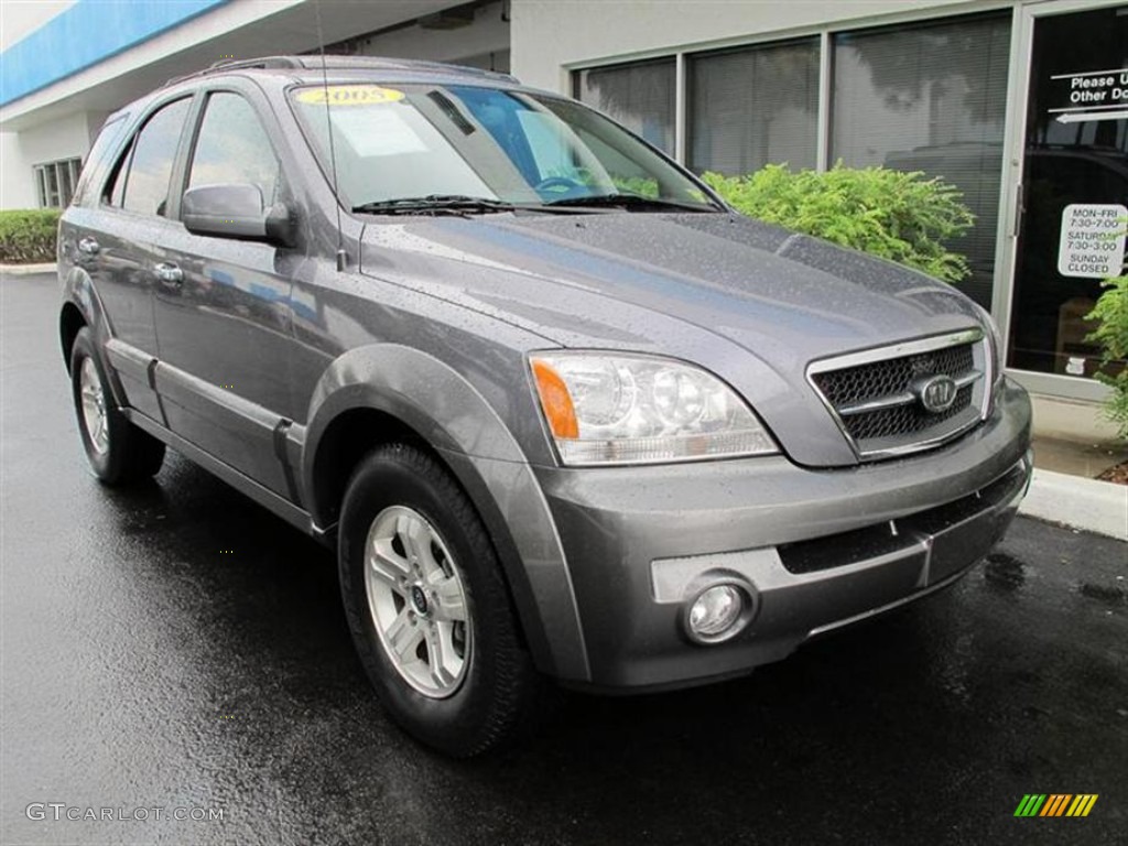2005 Sorento EX - Alpine Gray / Gray photo #1