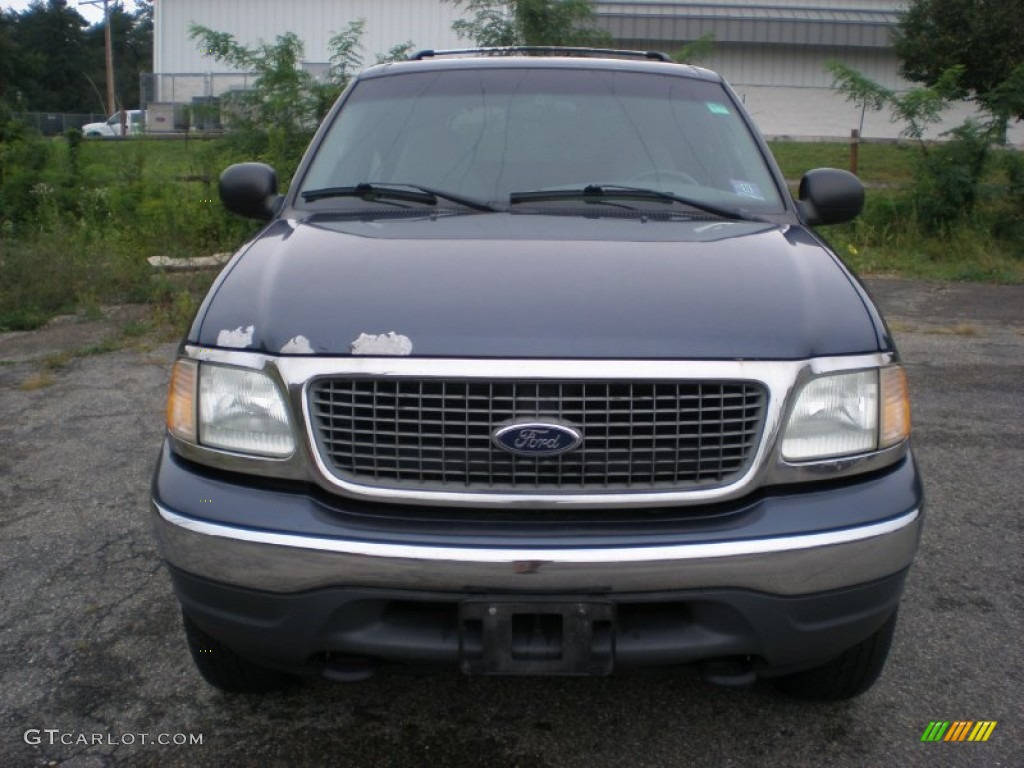 2001 Expedition XLT 4x4 - Medium Wedgewood Blue Metallic / Medium Graphite photo #2