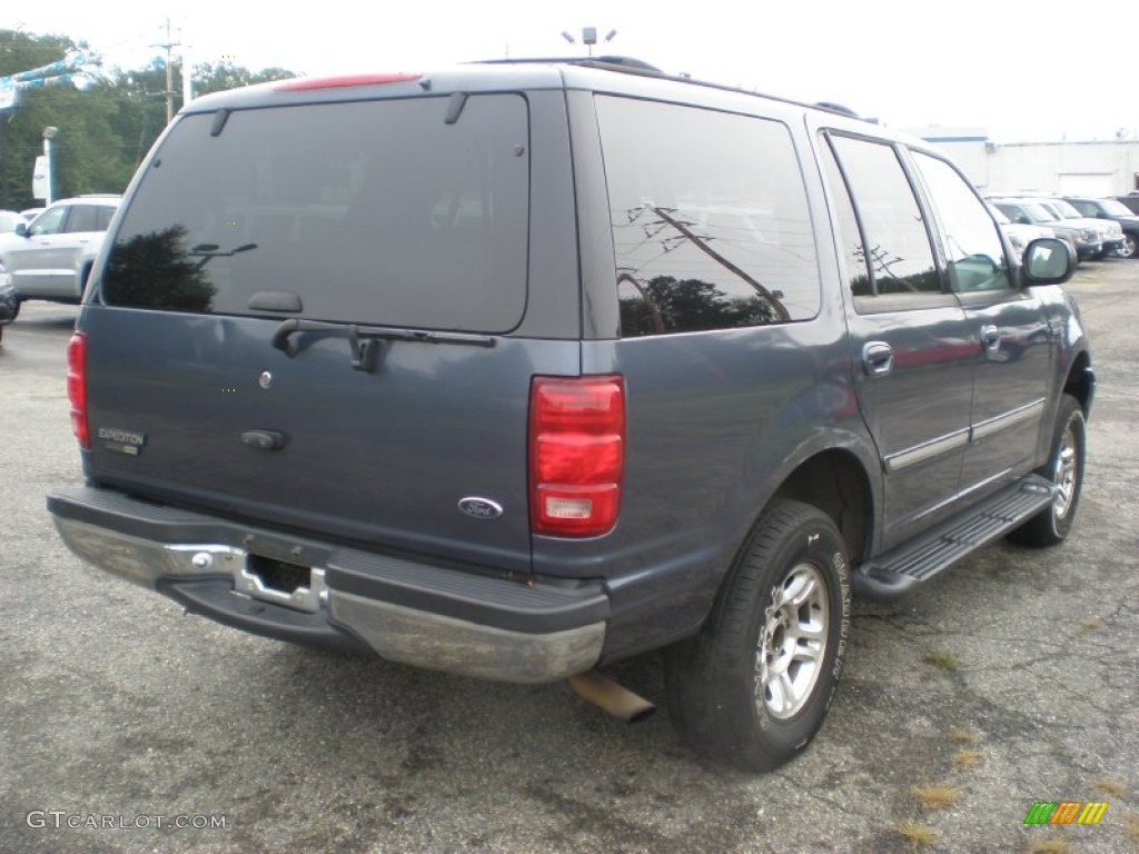 2001 Expedition XLT 4x4 - Medium Wedgewood Blue Metallic / Medium Graphite photo #5
