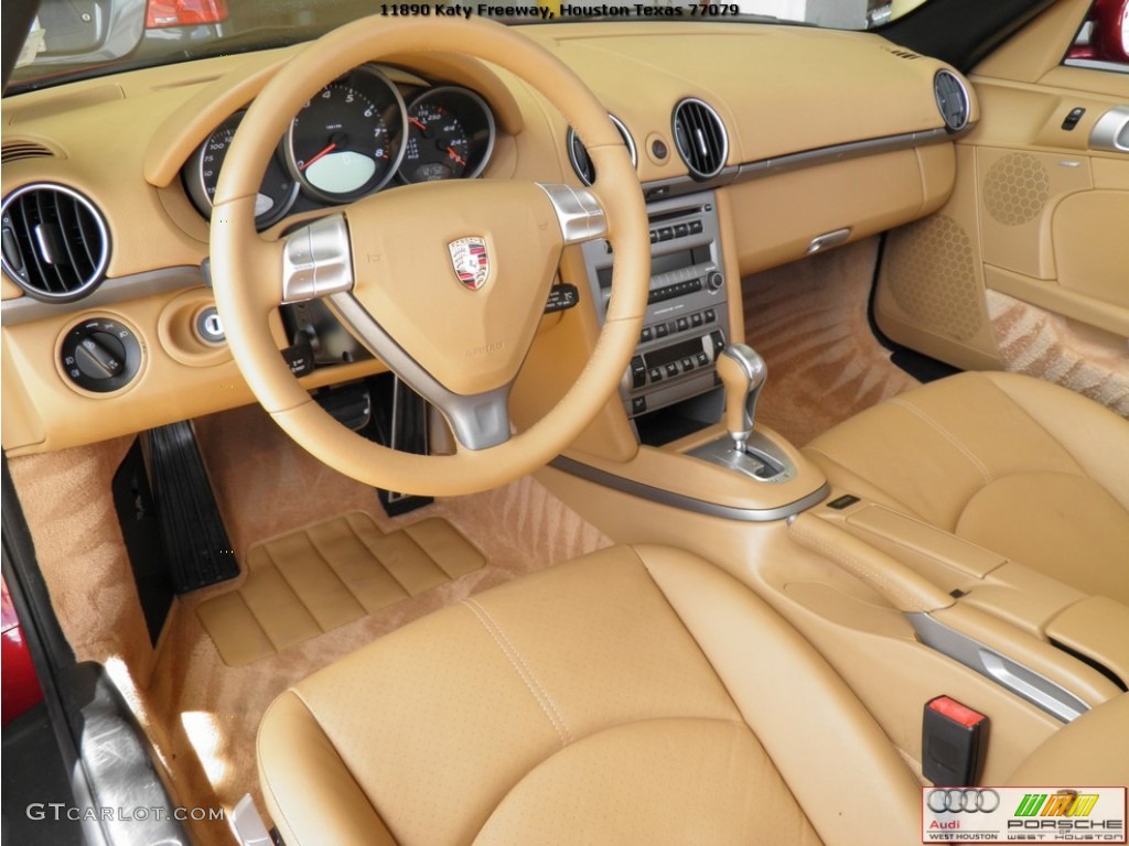2008 Boxster  - Ruby Red Metallic / Sand Beige photo #8