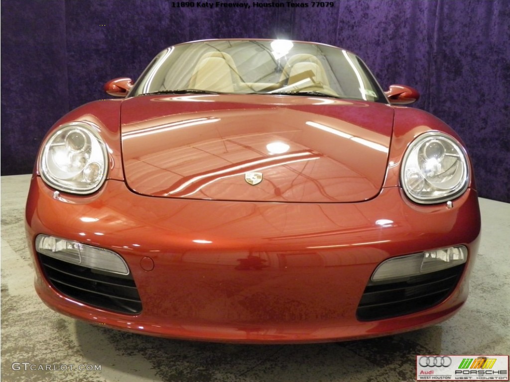 2008 Boxster  - Ruby Red Metallic / Sand Beige photo #15