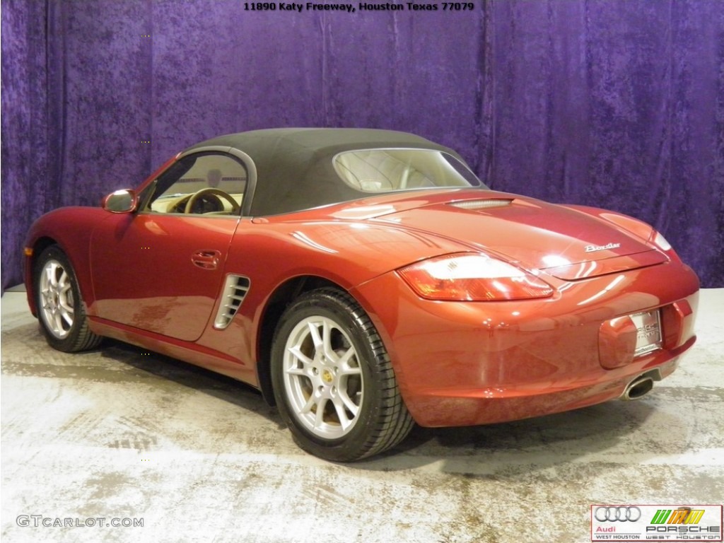 2008 Boxster  - Ruby Red Metallic / Sand Beige photo #18