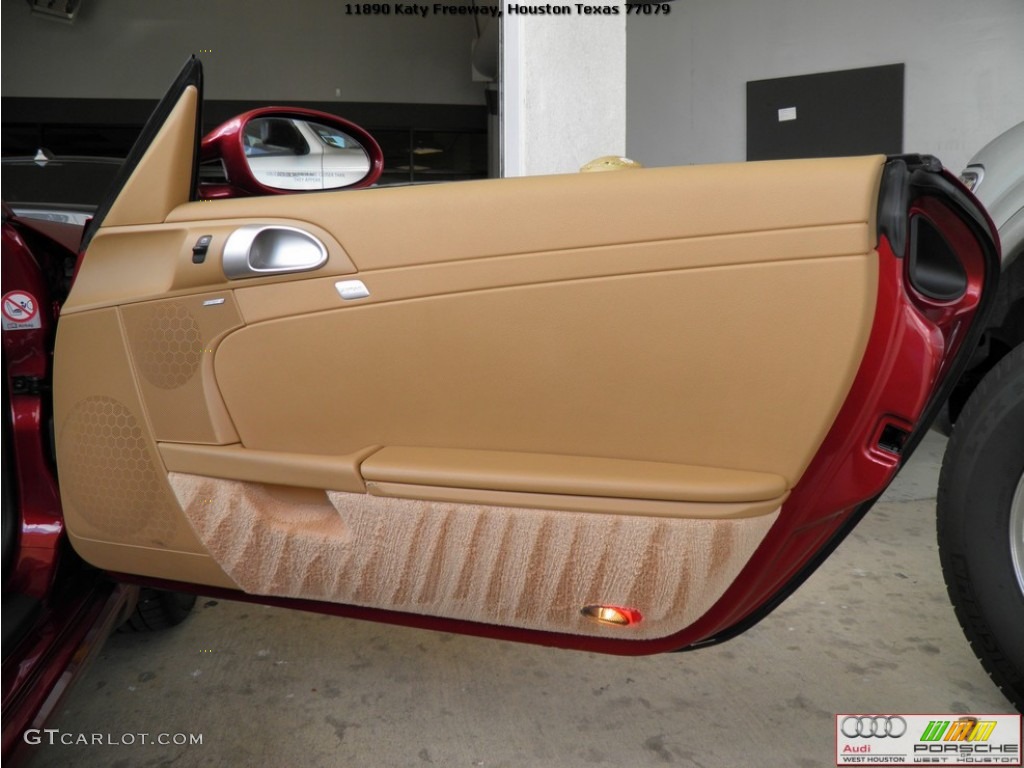 2008 Boxster  - Ruby Red Metallic / Sand Beige photo #26