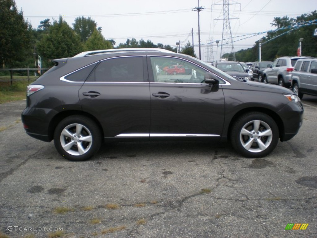 2010 RX 350 AWD - Truffle Brown Mica / Light Gray/Espresso Birds-Eye Maple photo #4