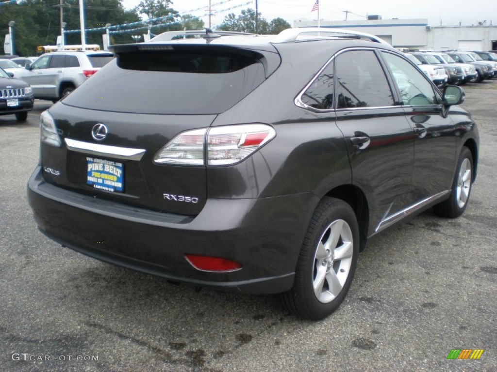 2010 RX 350 AWD - Truffle Brown Mica / Light Gray/Espresso Birds-Eye Maple photo #5