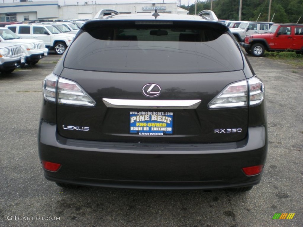 2010 RX 350 AWD - Truffle Brown Mica / Light Gray/Espresso Birds-Eye Maple photo #6