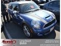 2008 Lightning Blue Metallic Mini Cooper S Clubman  photo #1