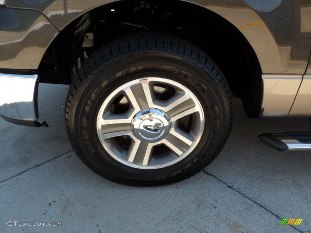 2006 F150 XLT SuperCrew - Dark Stone Metallic / Tan photo #13