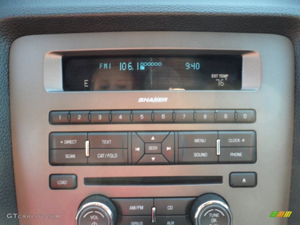 2010 Ford Mustang GT Premium Coupe Audio System Photo #53809207