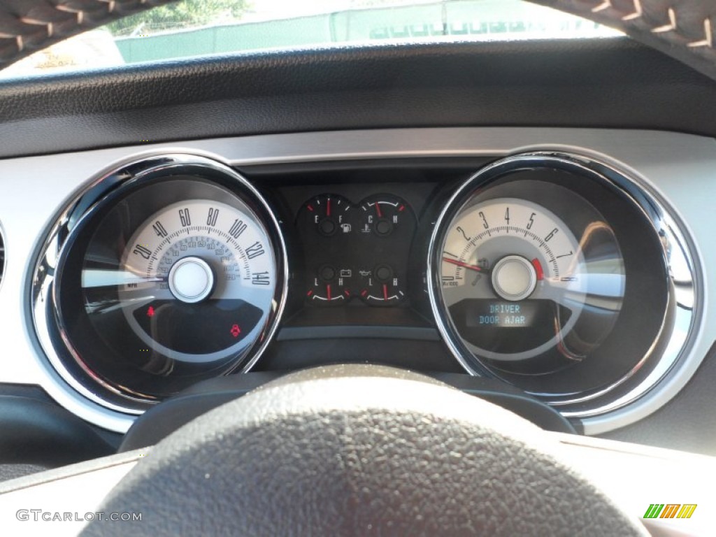 2010 Ford Mustang GT Premium Coupe Gauges Photo #53809261