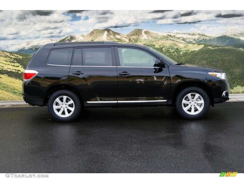 Black 2012 Toyota Highlander V6 4WD Exterior Photo #53809786