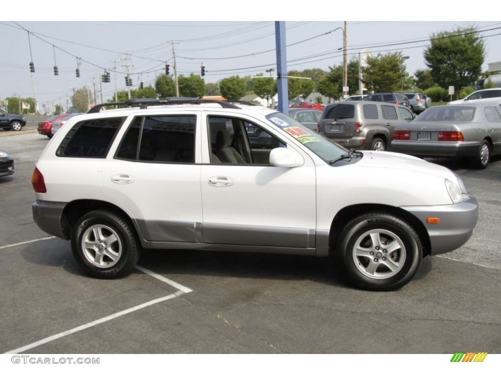 2004 Santa Fe  - Nordic White / Beige photo #4