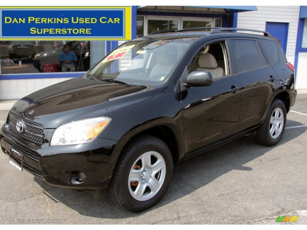 2007 RAV4 4WD - Black / Ash Gray photo #1