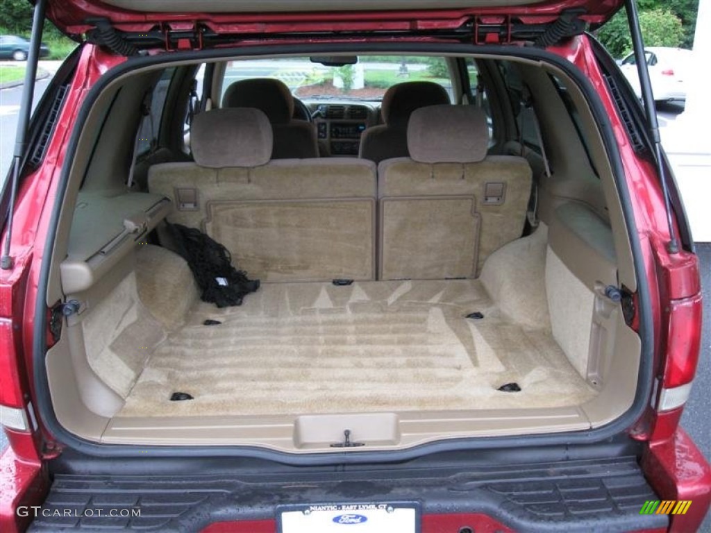 2001 Blazer LT 4x4 - Majestic Red Metallic / Beige photo #10