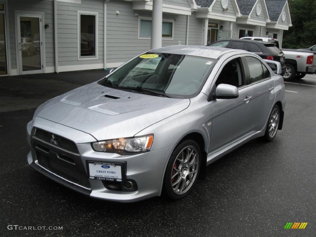 Apex Silver Metallic 2008 Mitsubishi Lancer Evolution MR Exterior Photo #53811895
