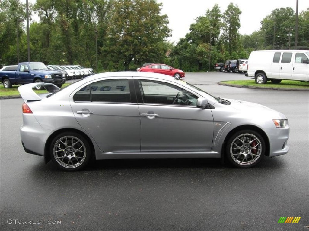 Apex Silver Metallic 2008 Mitsubishi Lancer Evolution MR Exterior Photo #53811916