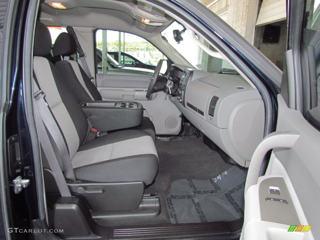 2008 Silverado 1500 LS Extended Cab - Dark Blue Metallic / Dark Titanium photo #11