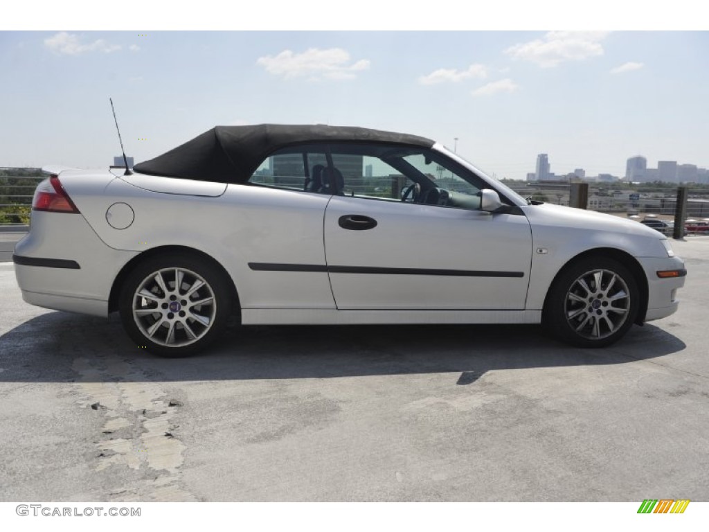Silver Metallic 2004 Saab 9-3 Arc Convertible Exterior Photo #53812426