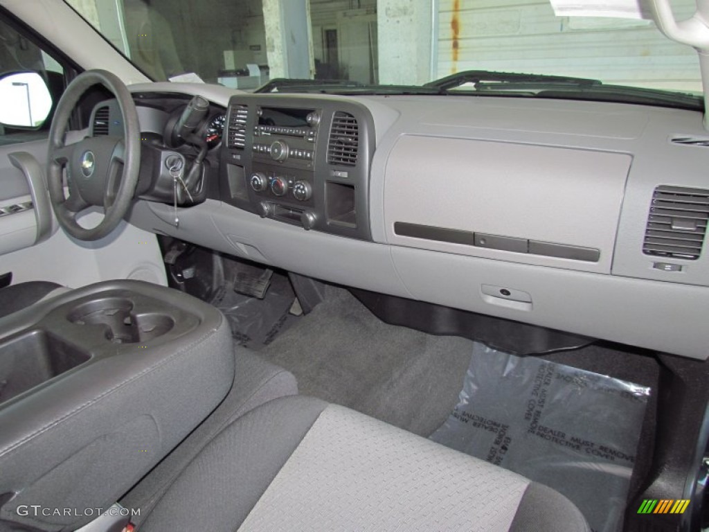 2008 Silverado 1500 LS Extended Cab - Dark Blue Metallic / Dark Titanium photo #17