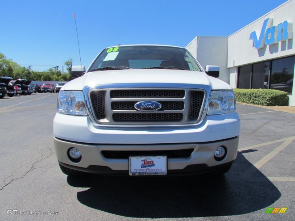 2008 F150 King Ranch SuperCrew - Oxford White / Tan/Castaño Leather photo #2