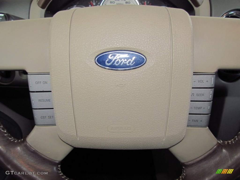 2008 F150 King Ranch SuperCrew - Oxford White / Tan/Castaño Leather photo #16