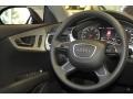 Black 2012 Audi A7 3.0T quattro Premium Plus Steering Wheel