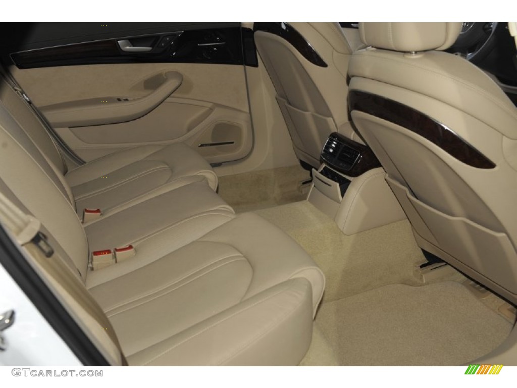 Velvet Beige Interior 2012 Audi A8 L 4.2 quattro Photo #53813077