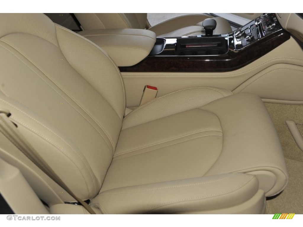 Velvet Beige Interior 2012 Audi A8 L 4.2 quattro Photo #53813101