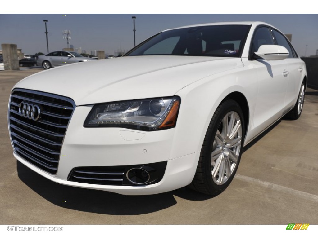 Ibis White 2012 Audi A8 L 4.2 quattro Exterior Photo #53813950