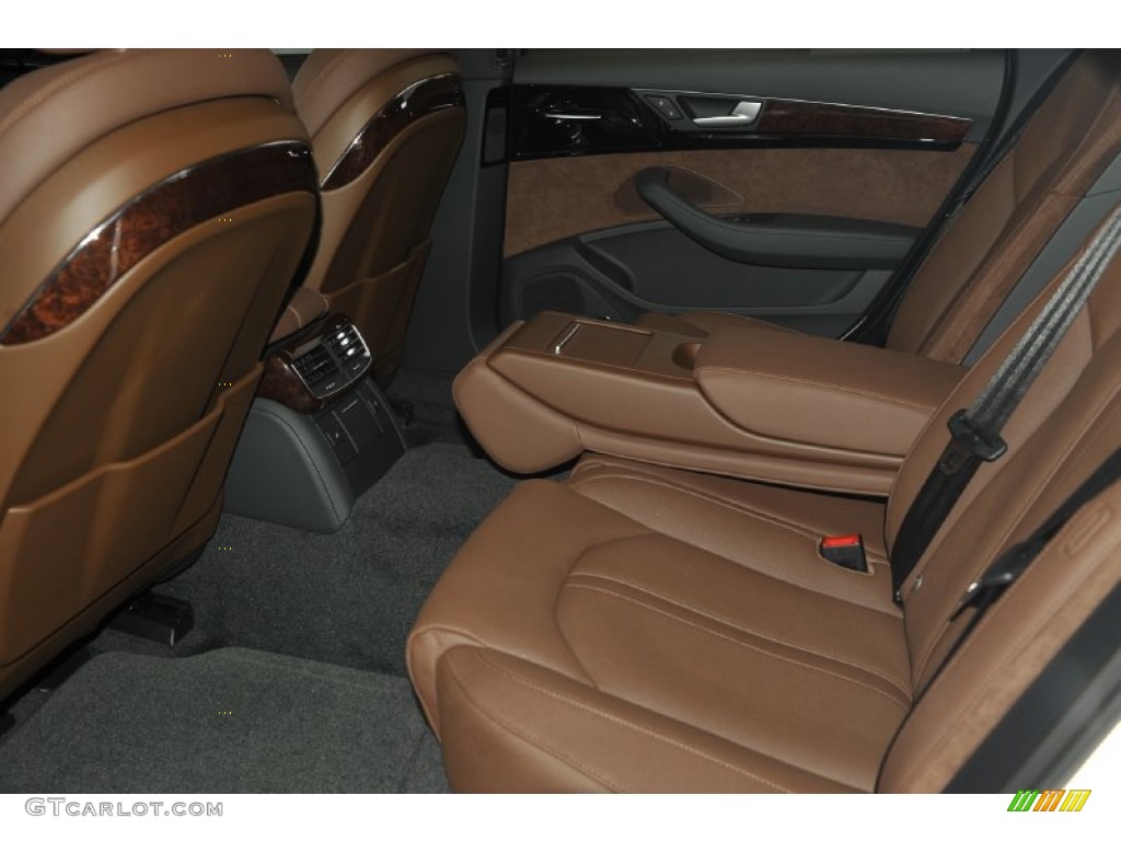 Nougat Brown Interior 2012 Audi A8 L 4.2 quattro Photo #53814154