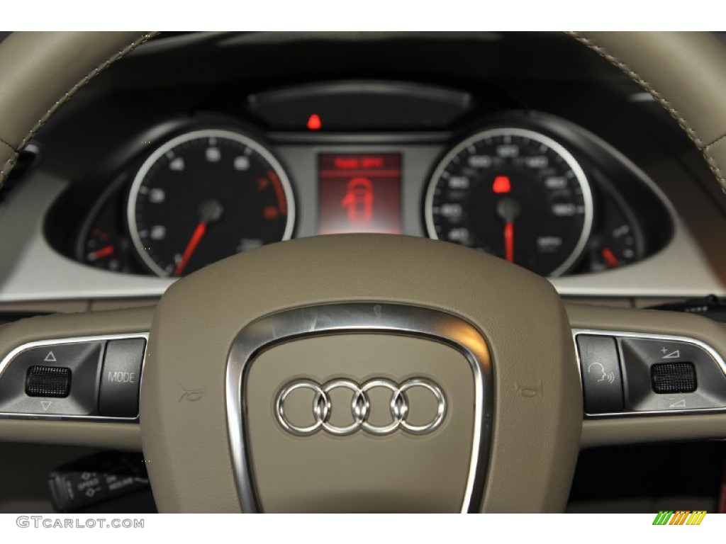 2012 A4 2.0T quattro Sedan - Ibis White / Cardamom Beige photo #22